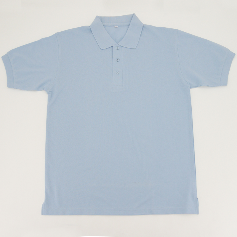 POLO衫-F606男士通用短袖POLO衫 浅蓝