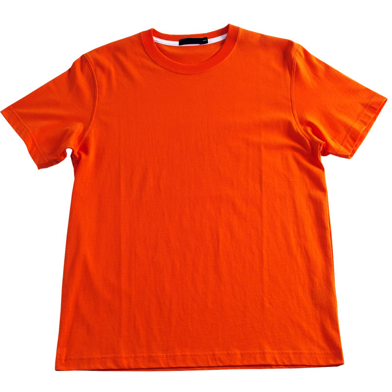 圆领T恤衫 橘色