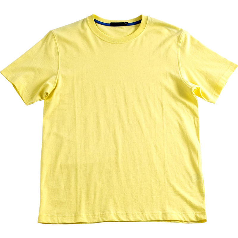 圆领T恤衫 黄色