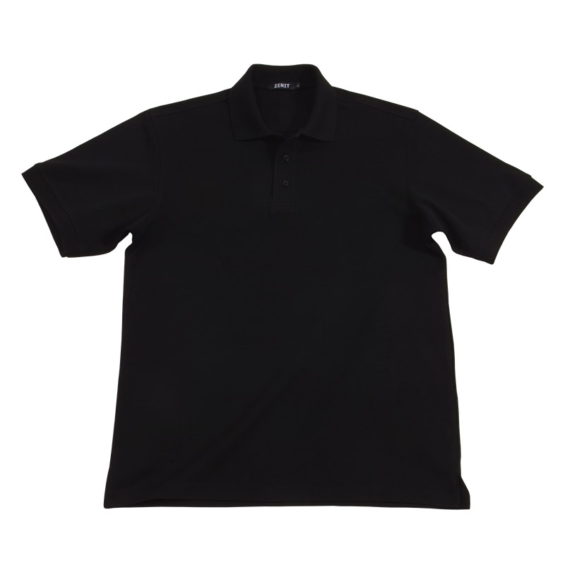 POLO衫-B607男士经典三粒扣短袖POLO衫 黑色