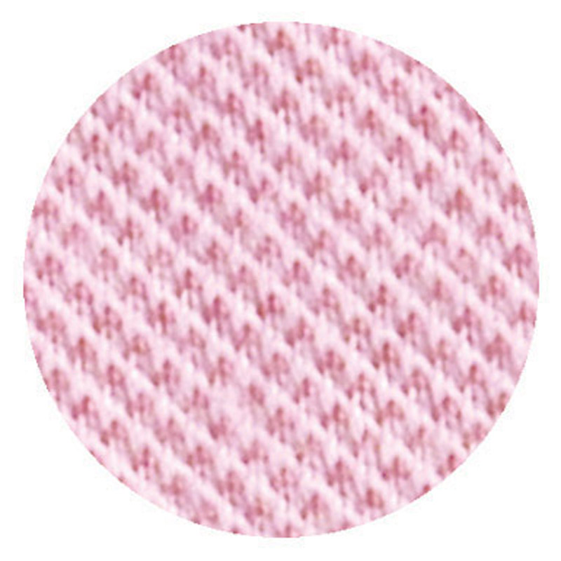 POLO衫-C605男士苏格兰格子布相拼短袖POLO衫 粉红色