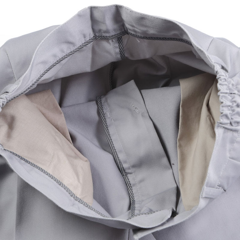 夹克-P2K804-1男女款涤棉夏季短袖工装夹克 宝蓝 藏青 灰色 卡其