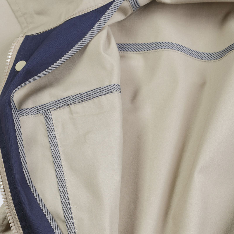 夹克-P2K801-1男女款涤棉夏季拼色短袖工装夹克 宝蓝 藏青 卡其 深灰