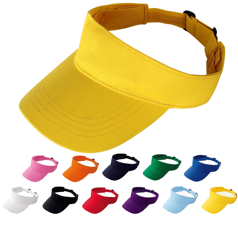 帽子-P0C1LA01空顶帽 白 红 黑 黄 橙 紫 粉 藏青 宝蓝